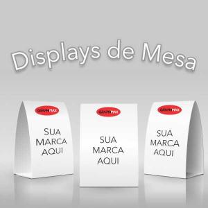 Display de Mesa 15x21 cm Supremo 250g 15x21 cm 4x0 cores Laminação Colado 